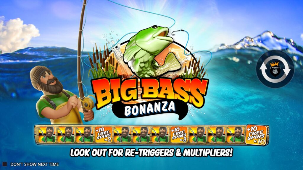 Big Bass Bonanza (Pragmatic Play) splash screen