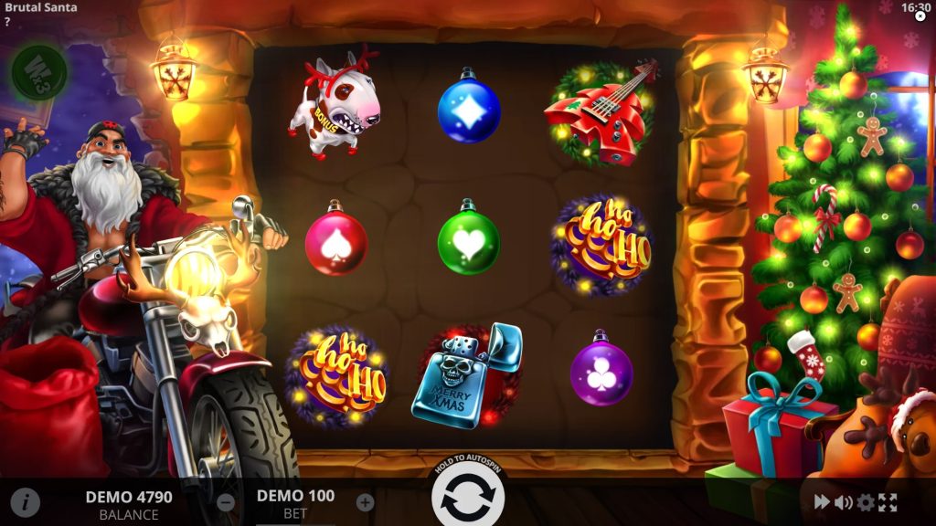 "Brutal Santa" slot by Evoplay