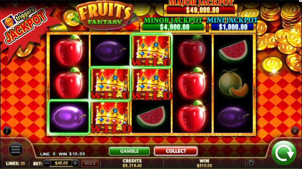 Fruits Fantasy slot by Aruze Gaming