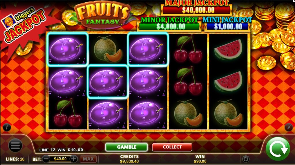 Fruits Fantasy slot by Aruze Gaming