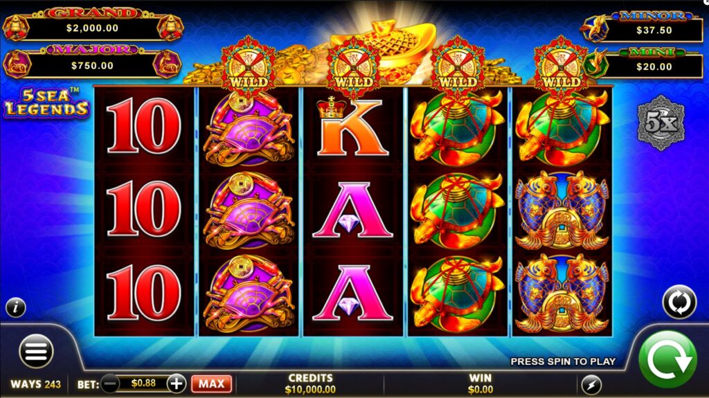 Fu Lai Cai Lai 5 Sea Legends Slot