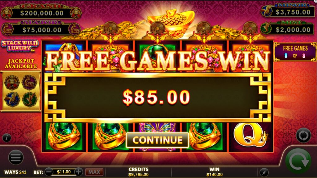 Fu Lai Cai Lai Stack Wild Luxury Slot - win free game