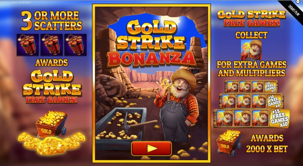 Gold Strike Bonanza (Blueprint Gaming) Slot