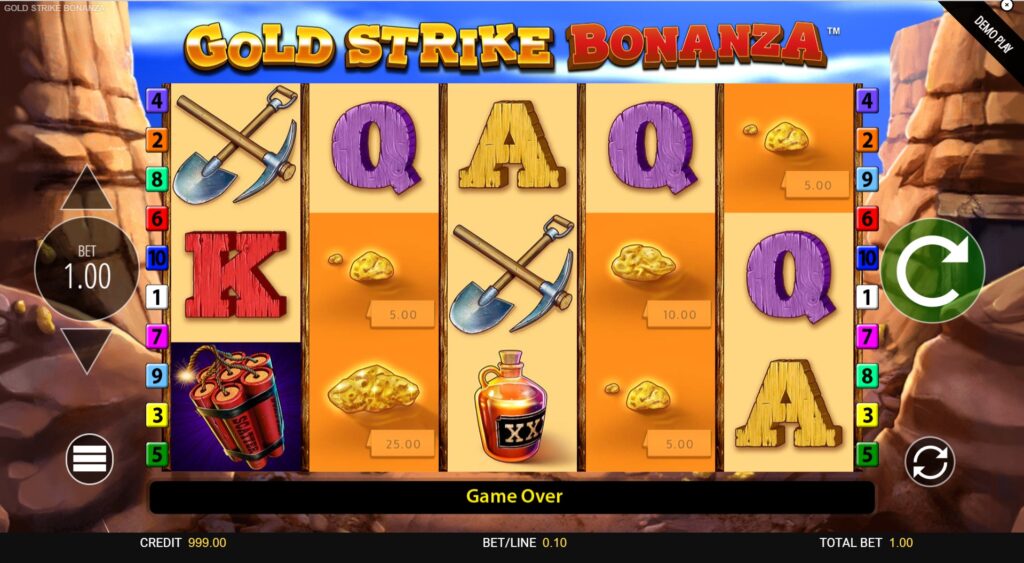 Gold Strike Bonanza (Blueprint Gaming) Demo