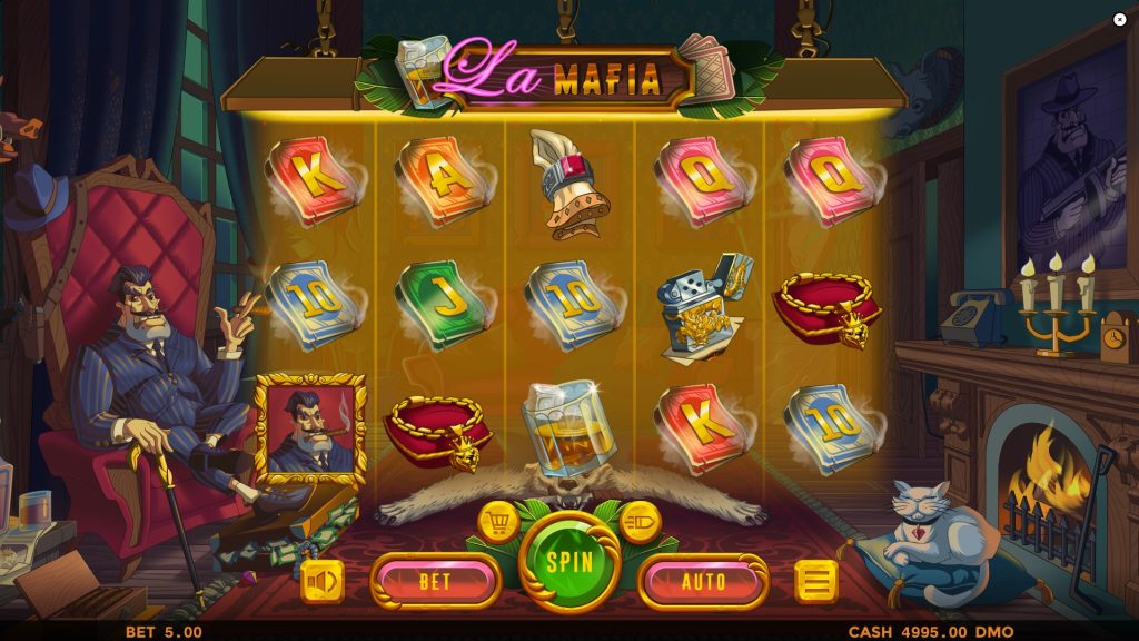 La Mafia slot by Pixmove Games - base game