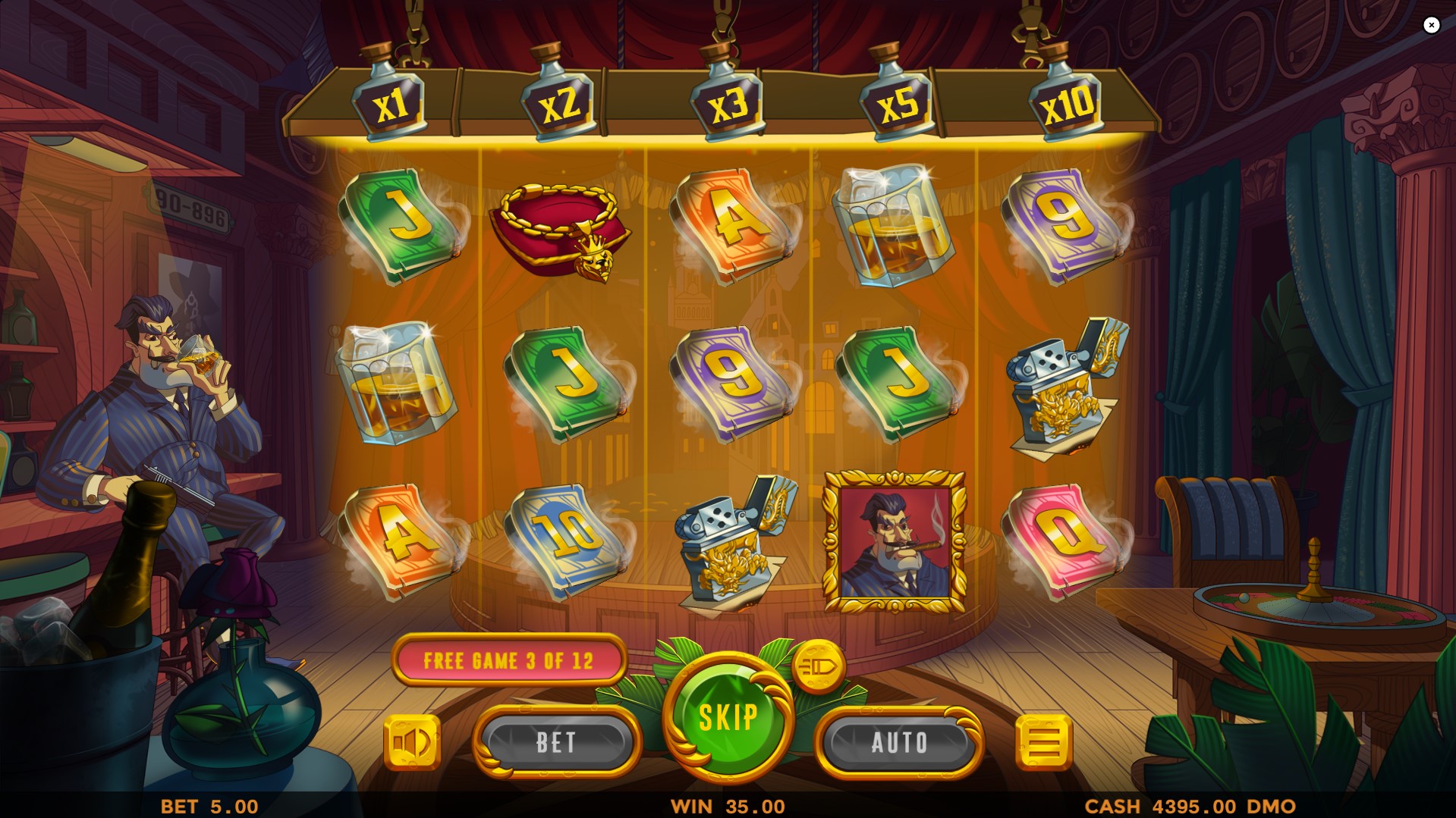 La Mafia slot by Pixmove Games - free spins