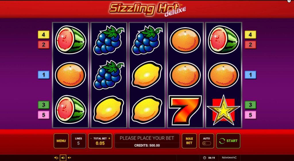 Sizzling Hot Deluxe (Greentube) Slot