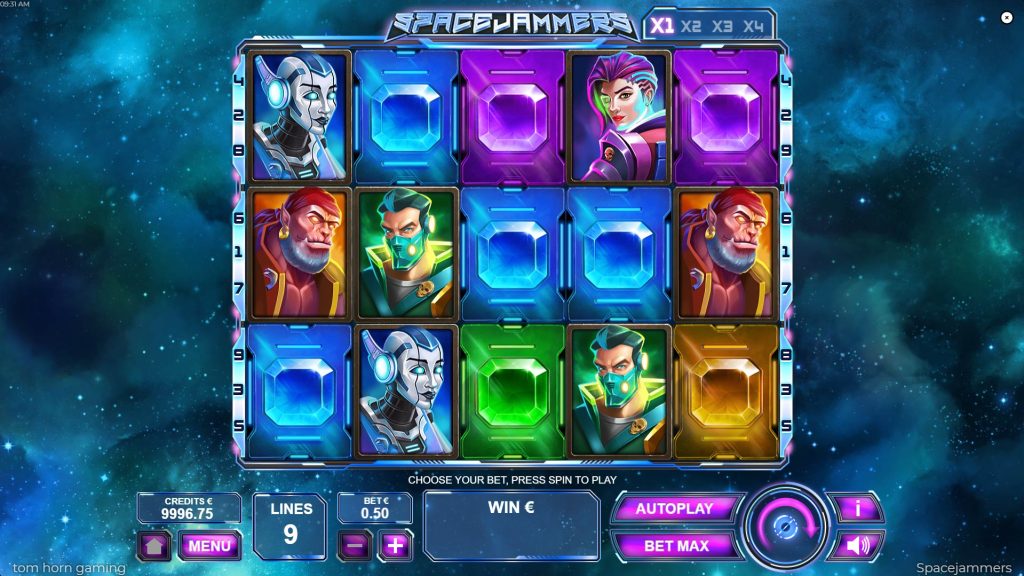 Spacejammers slot - base game