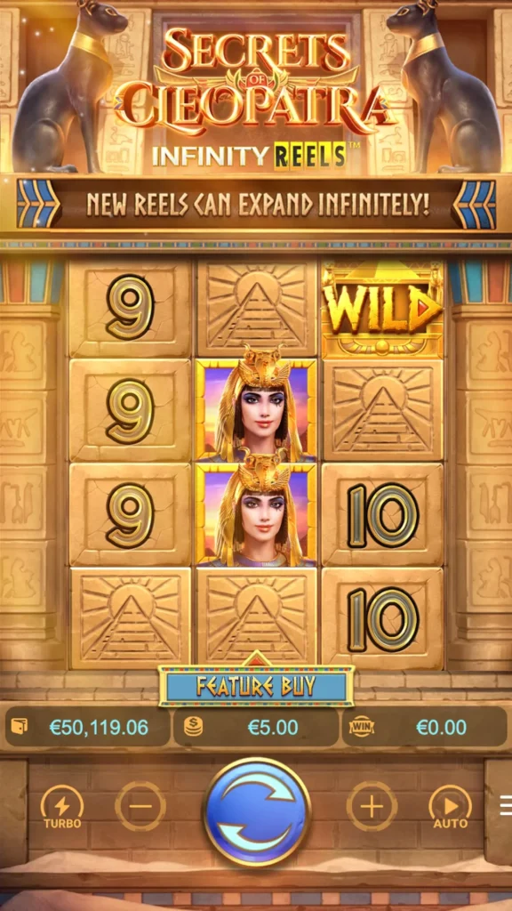 Secrets of Cleopatra main game