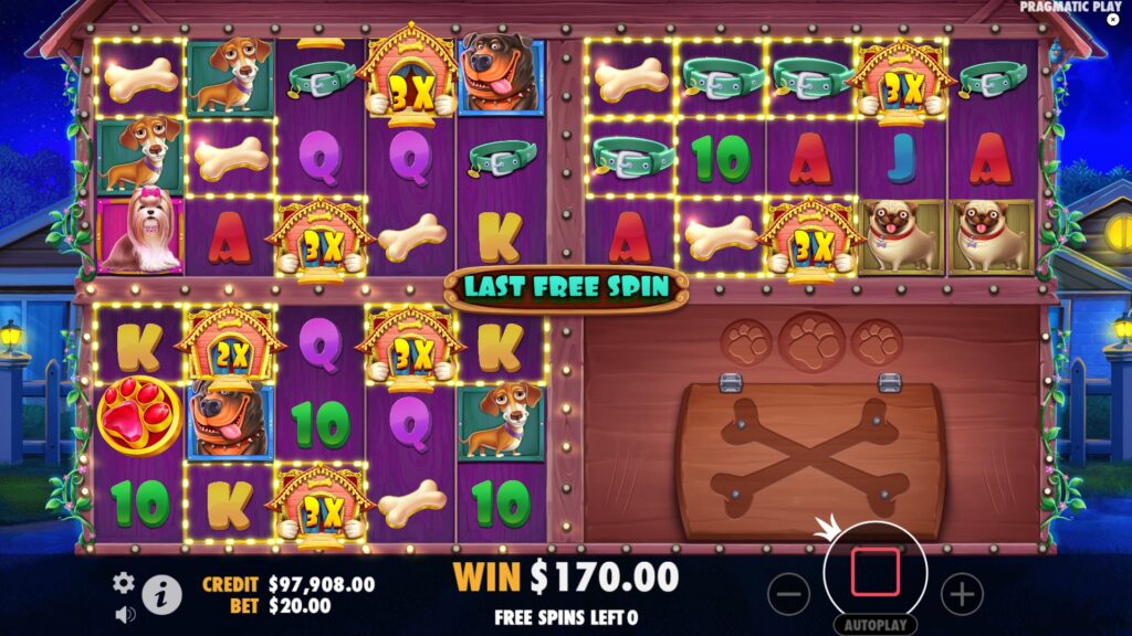 The Dog House Multihold slot - free spins