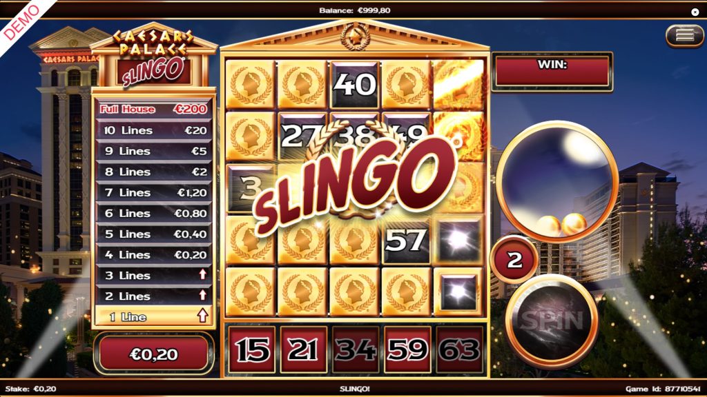 Caesars Palace Slingo
