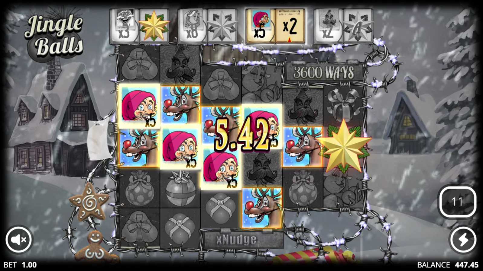 Jingle Balls Slot: Spirit Spins Justin Win