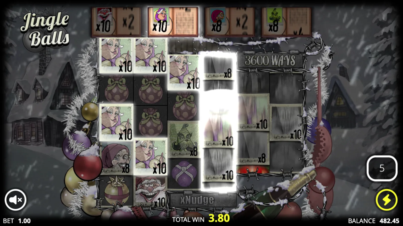 Jingle Balls Slot: Suspense