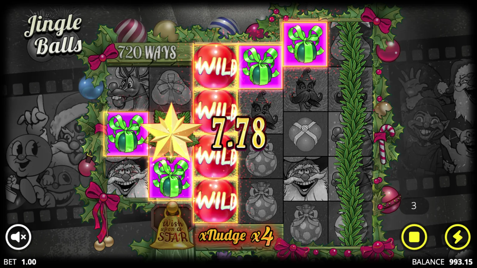 Jingle Balls Slot: Win xNudge®