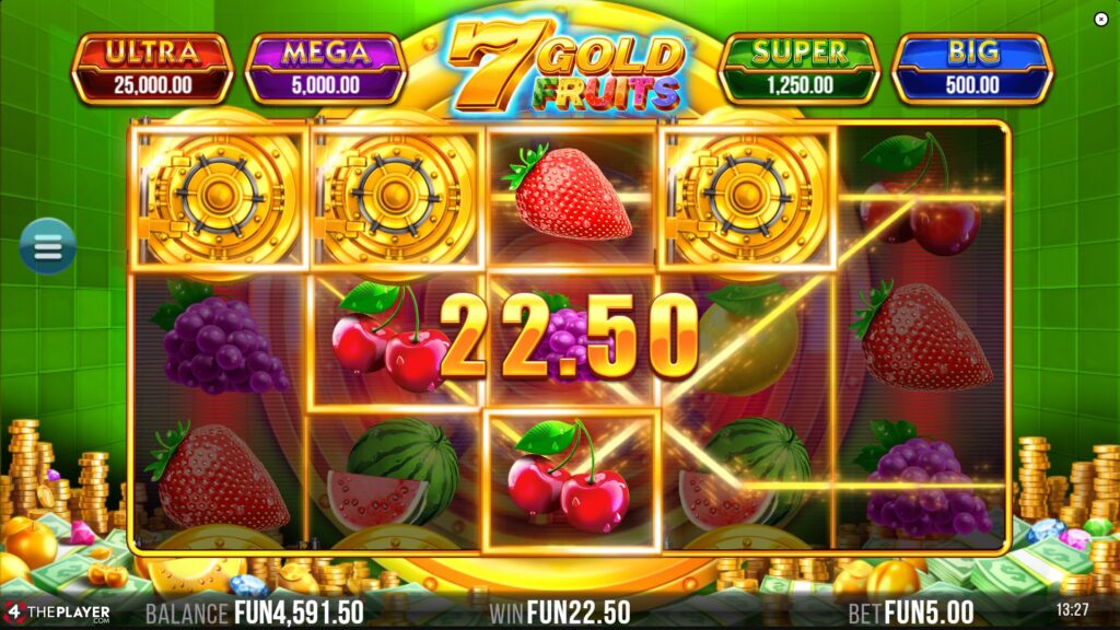 7 Gold Fruits (4ThePlayer) Slot -win