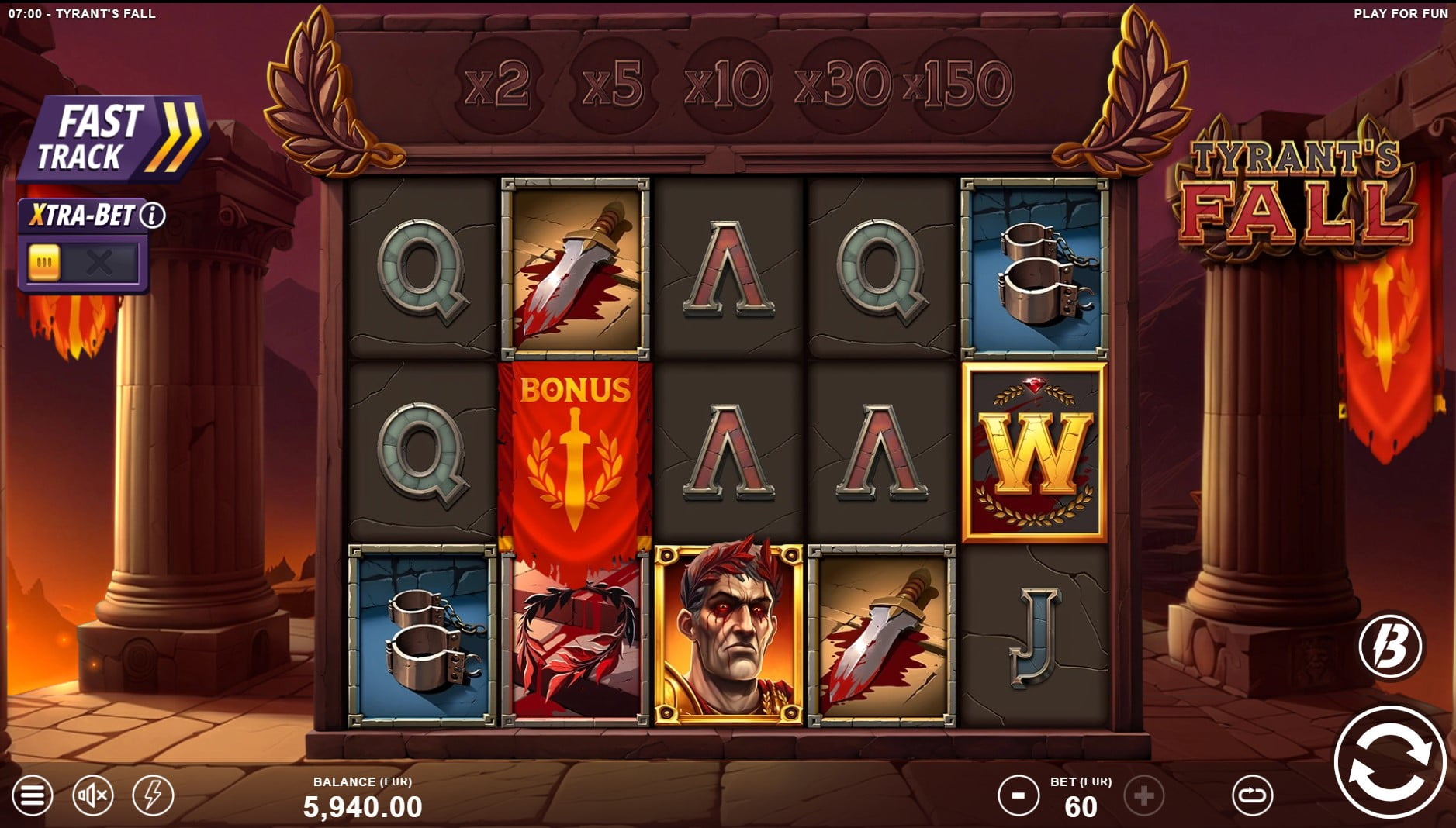 tyrants fall slot - base game 2