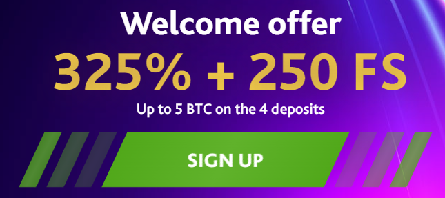 Welcome Bonus offer at 7Bit Casino