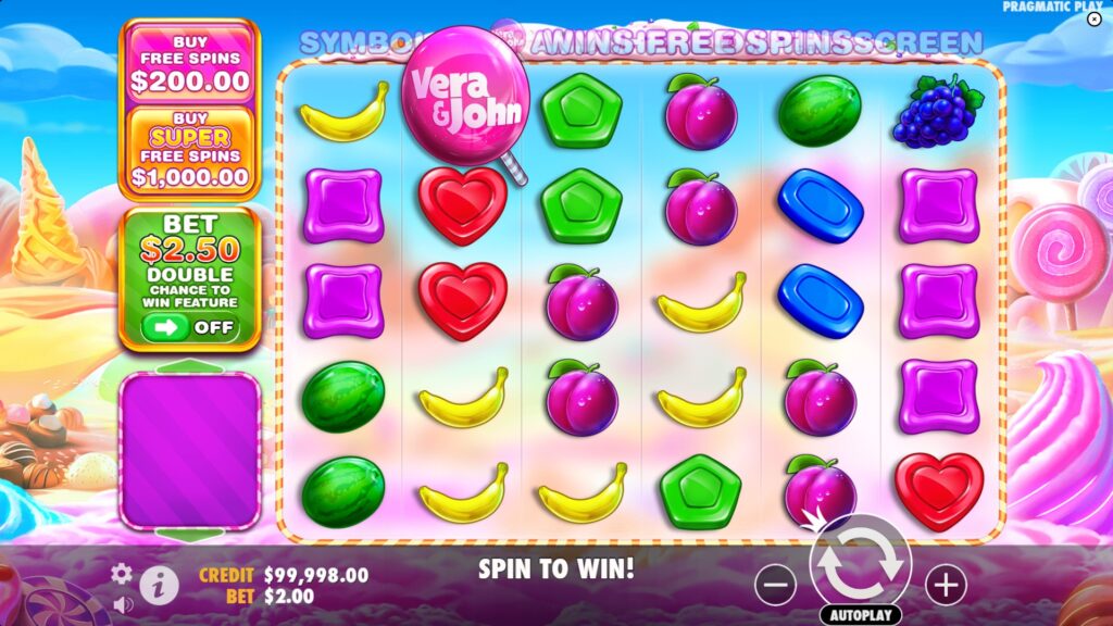 Vera & John Sweet Bonanza 1000 slot by Pragmatic Play