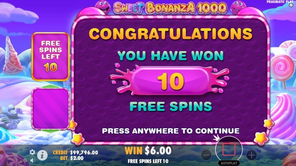 Vera & John Sweet Bonanza 1000 slot by Pragmatic Play