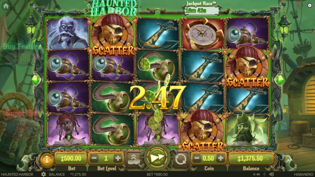 Haunted Harbor (Habanero) Slot