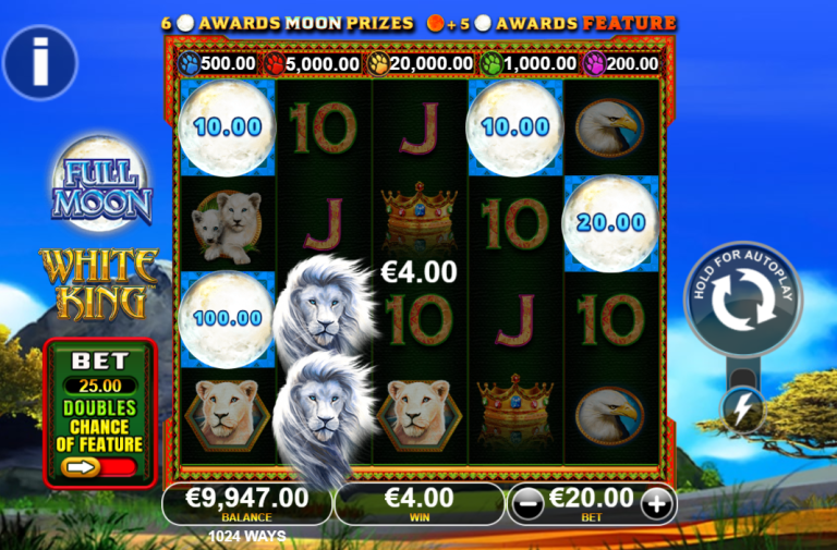 Full Moon: White King by Playtech