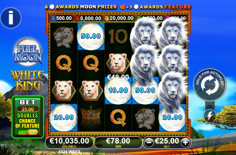 Full Moon: White King by Playtech