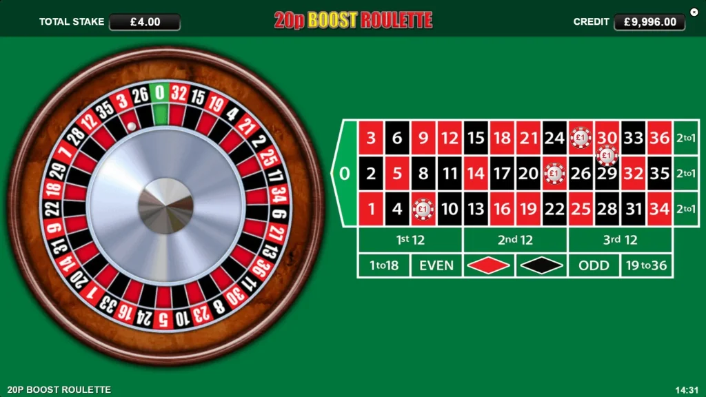20p Boost Roulette