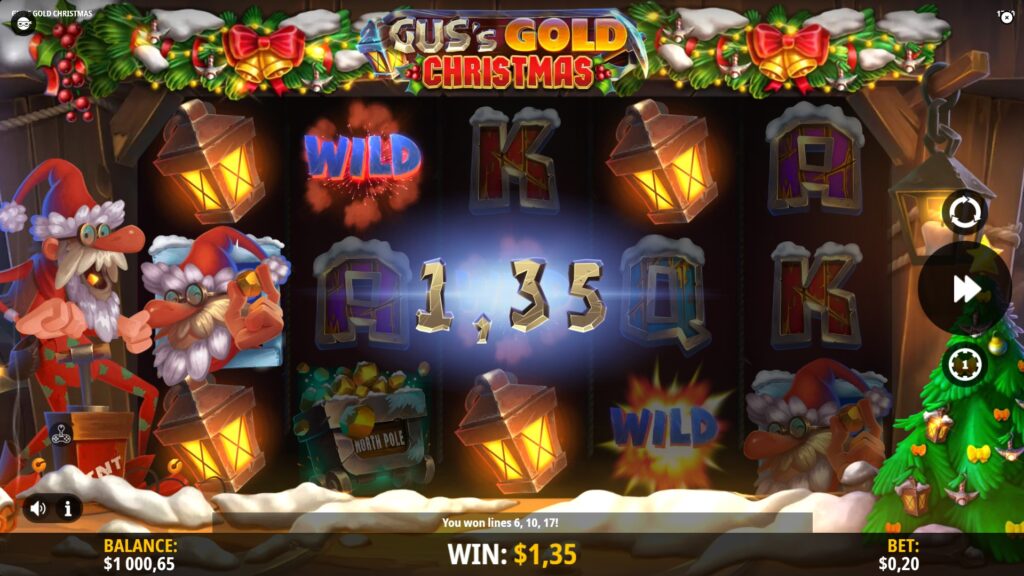 Gus Gold Christmas (iSoftBet) Slot