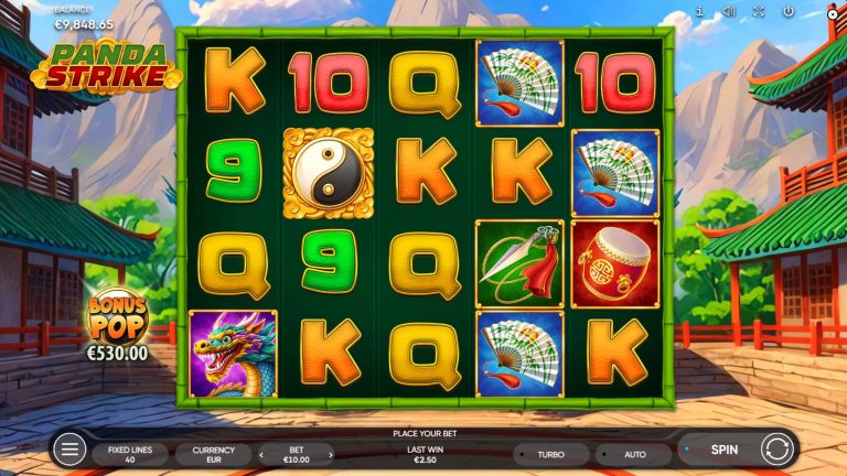 Panda Strike slot by Endorphina