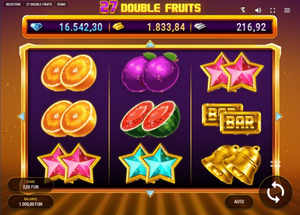 27 Double Fruits by REDSTONE slot