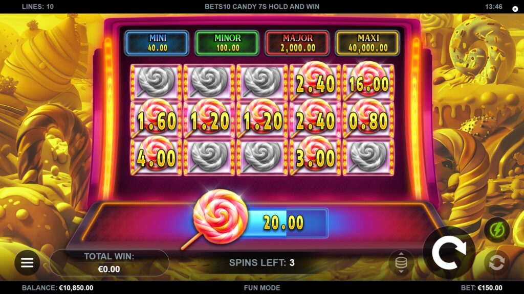 Bets10 Candy 7s Hold and Win slot - Hold and Win