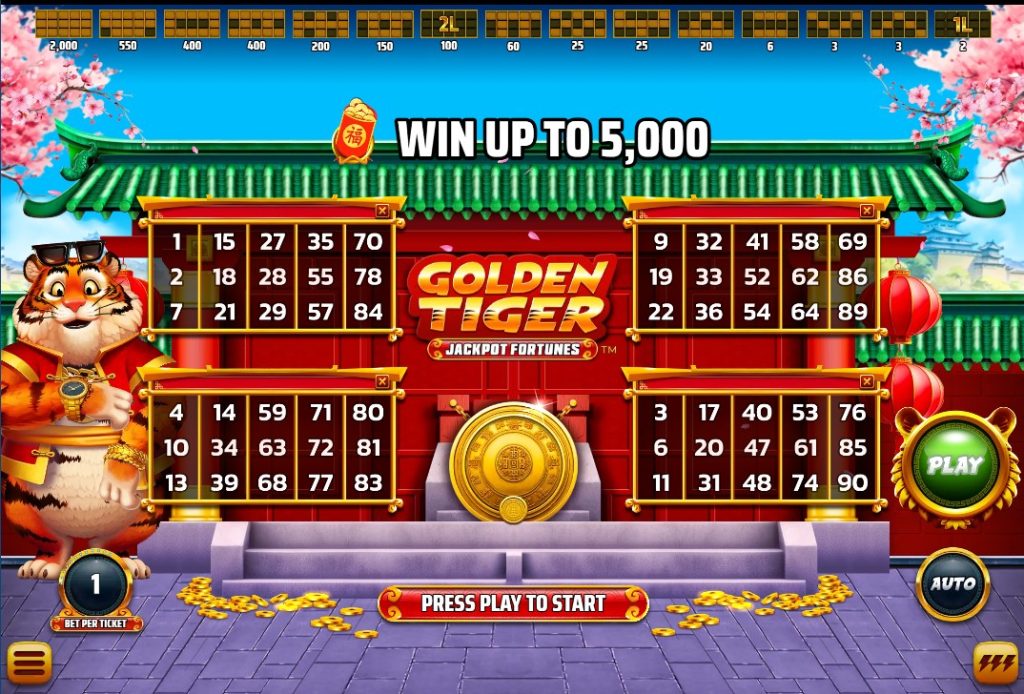 Golden Tiger: Jackpot Fortunes