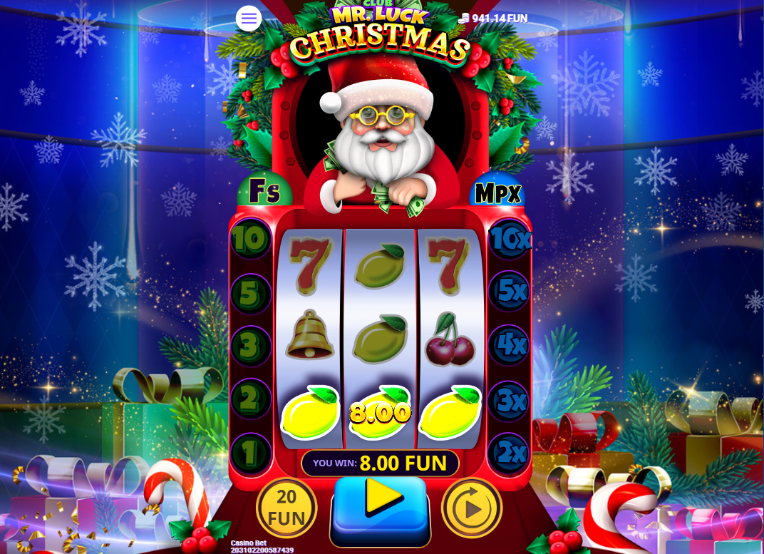 Club Mr. Luck Christmas by 7777 Gaming