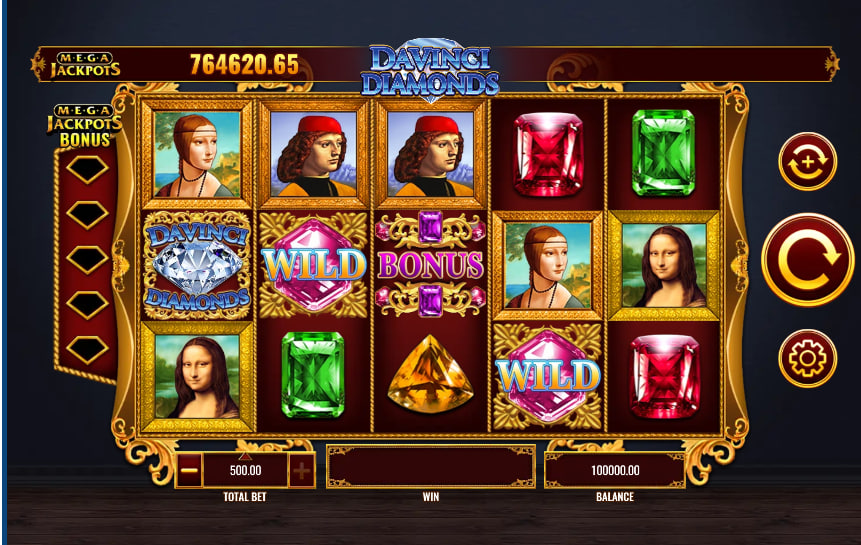 Da Vinci Diamonds MegaJackpots