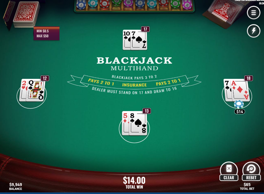 European Blackjack Multihand