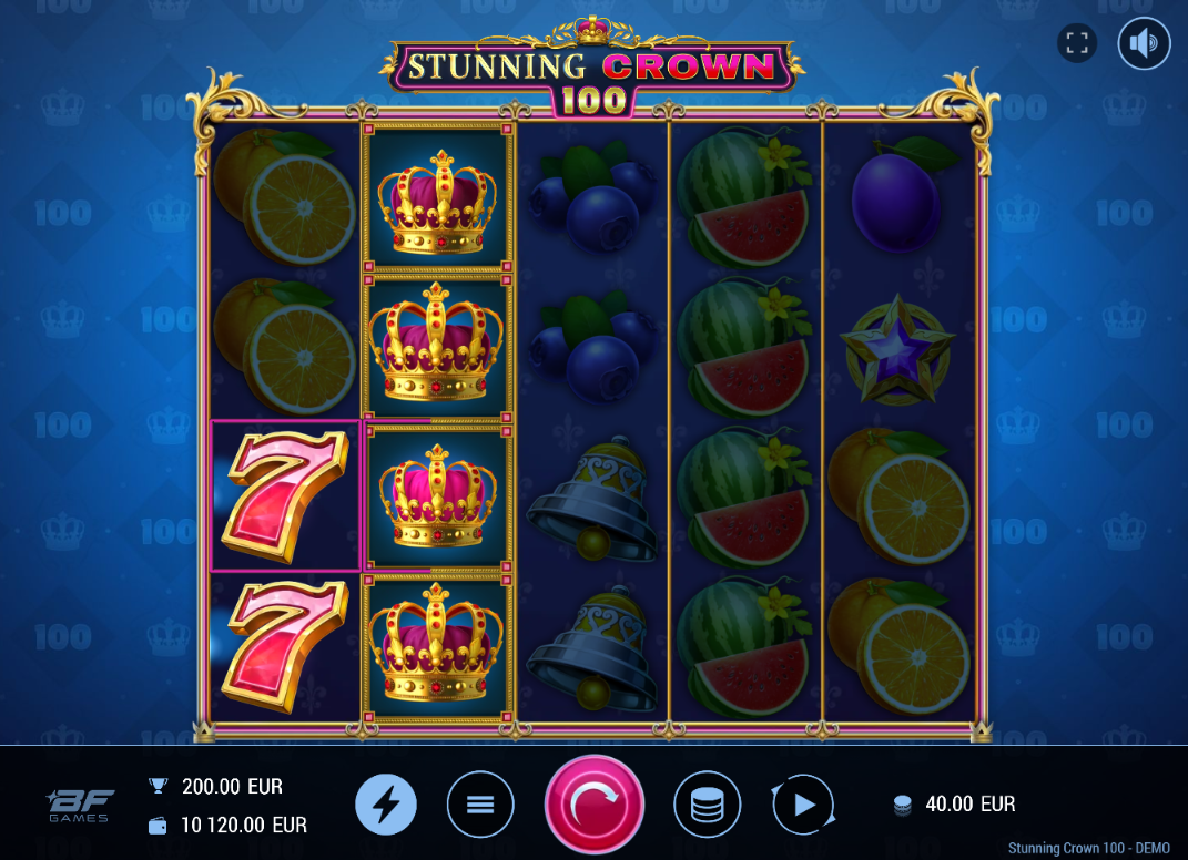 Stunning Crown 100 by BF Games