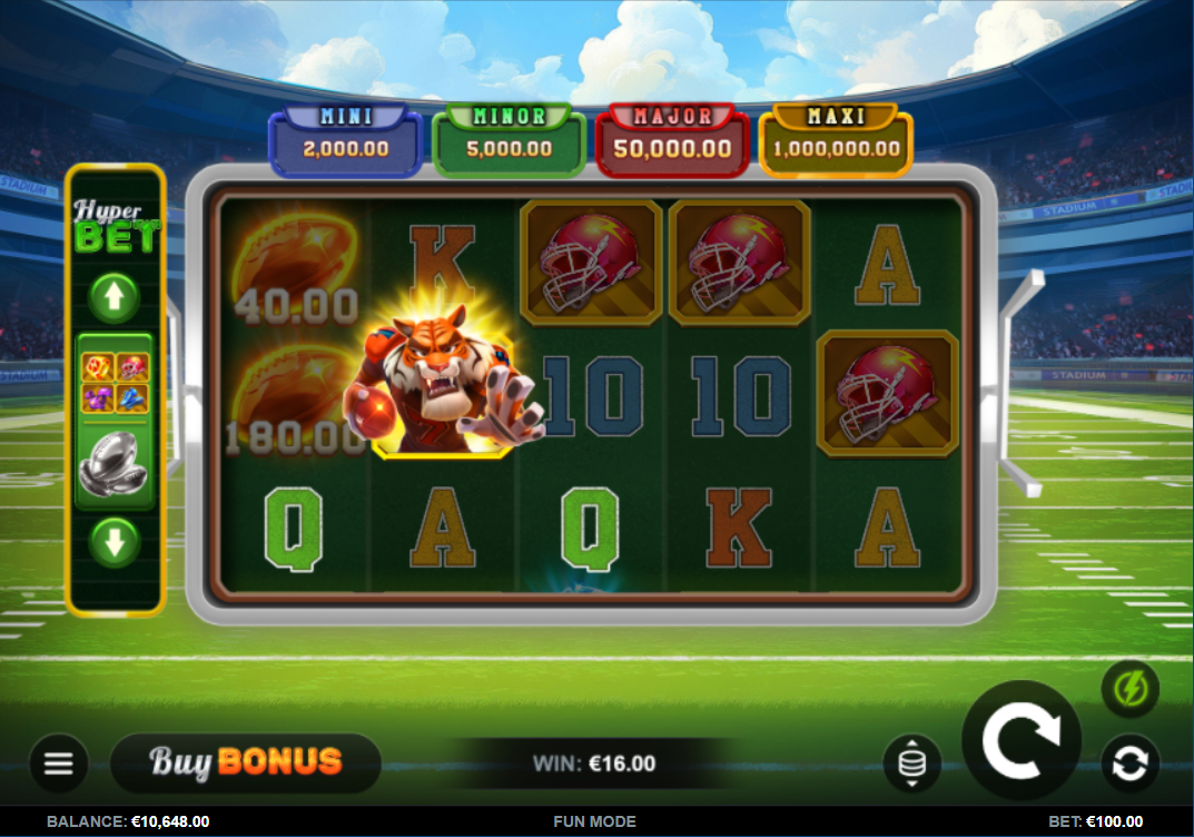 Touchdown Thunder Hold and Win - Win