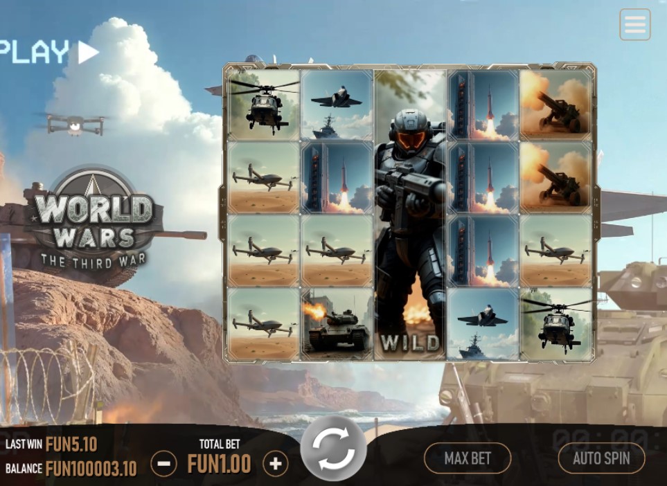 World Wars The Third War slot by Urgent Games slot