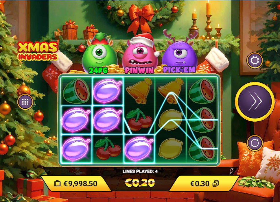 Xmas Invaders by Amigo Gaming slot