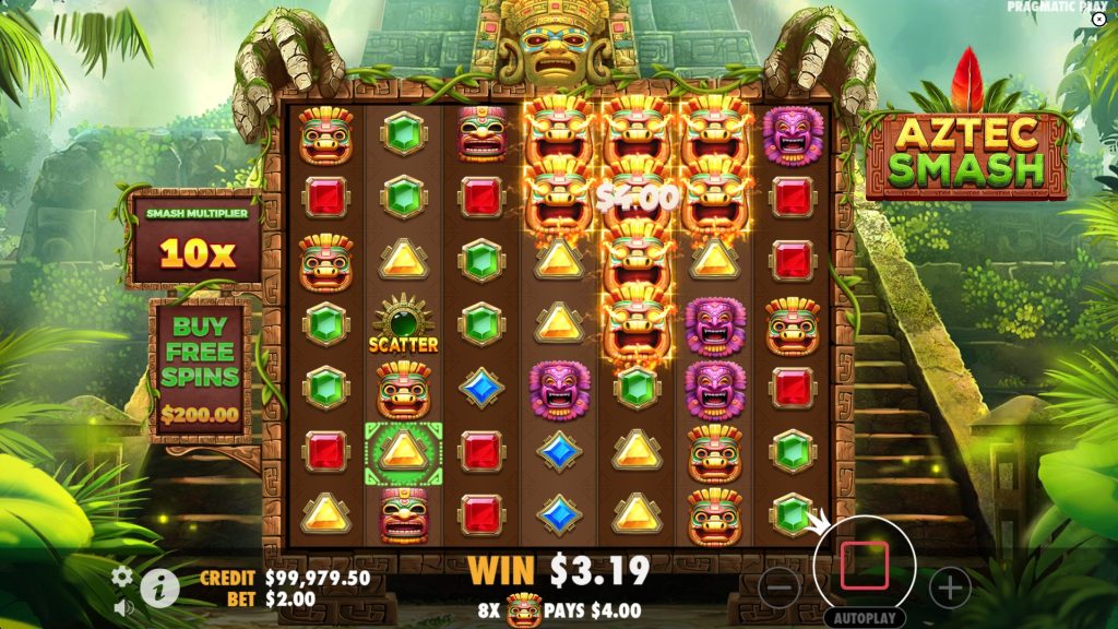 Aztec Smash slot - base game