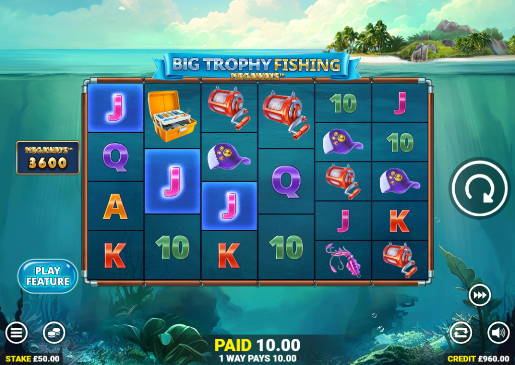 Big Trophy Fishing Megaways by Blueprint Gaming - Win