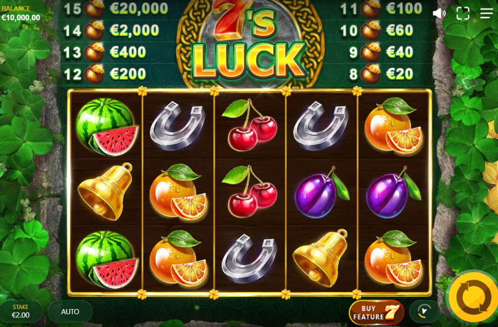 7's Luck by Red Tiger Gaming - Base Game