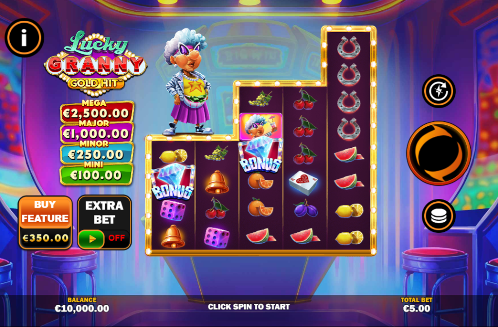 Gold Hit: Lucky Granny by Playtech - Base Game