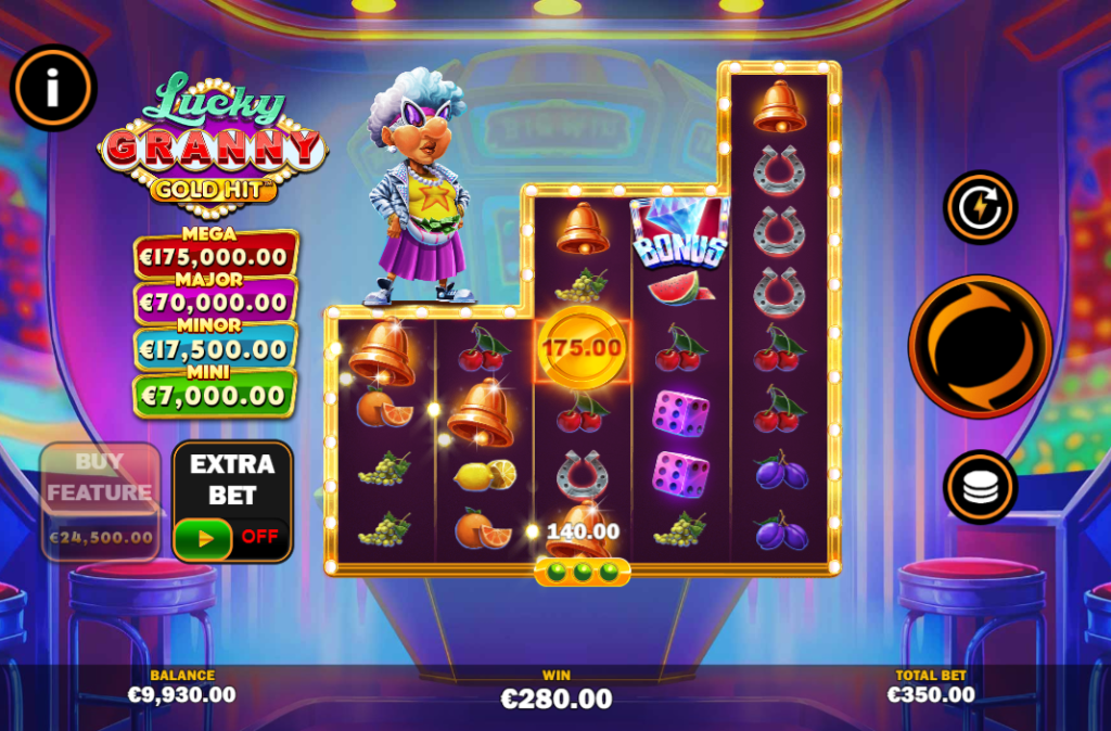 Gold Hit: Lucky Granny by Playtech - Win