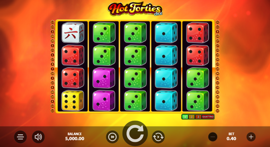 Hot Forties Dice by Stakelogic - Base Game