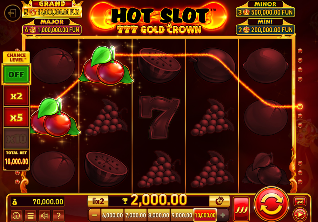 Hot Slot 777 Gold Crown by Wazdan - Win