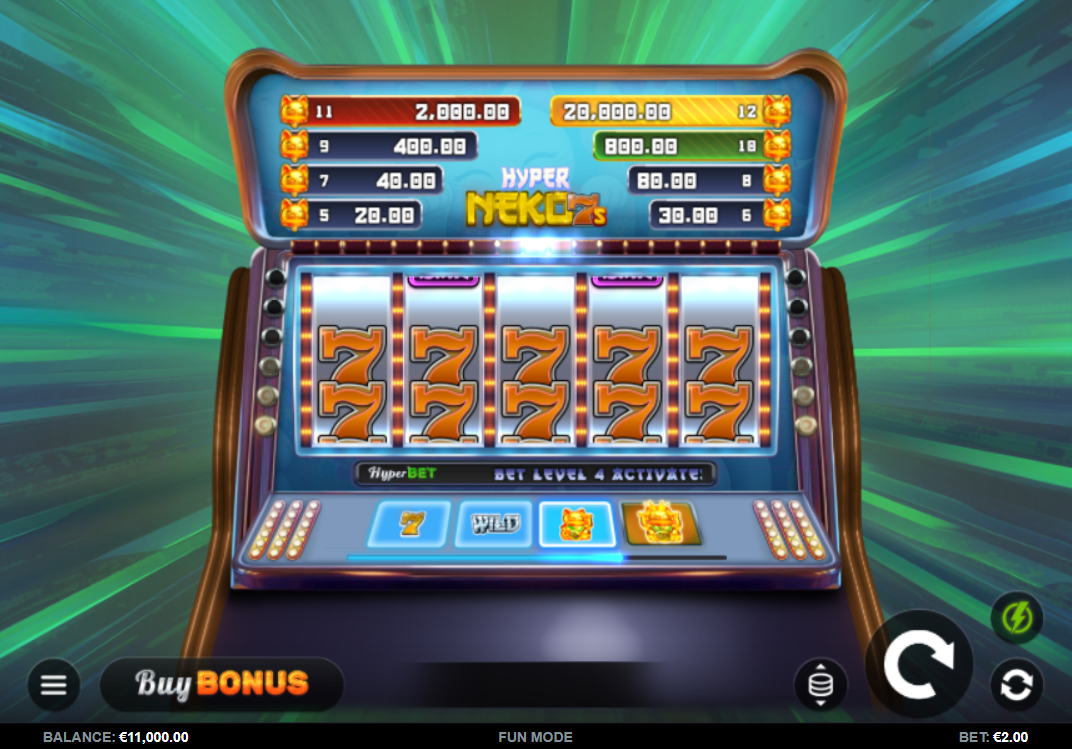 Hyper Neko 7s Demo - Play Free Classic Asian Slot Game