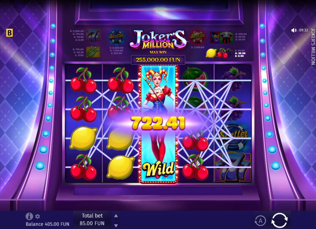 Joker's Million by BGaming - Win