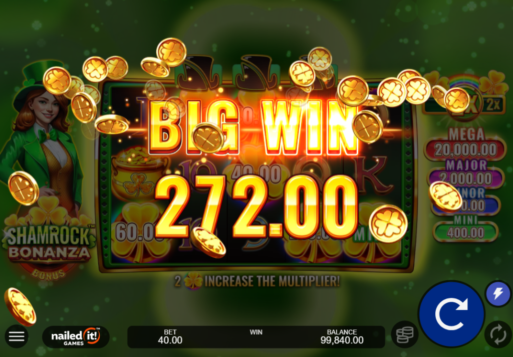 Shamrock Bonanza by Nailed it! Games - Win