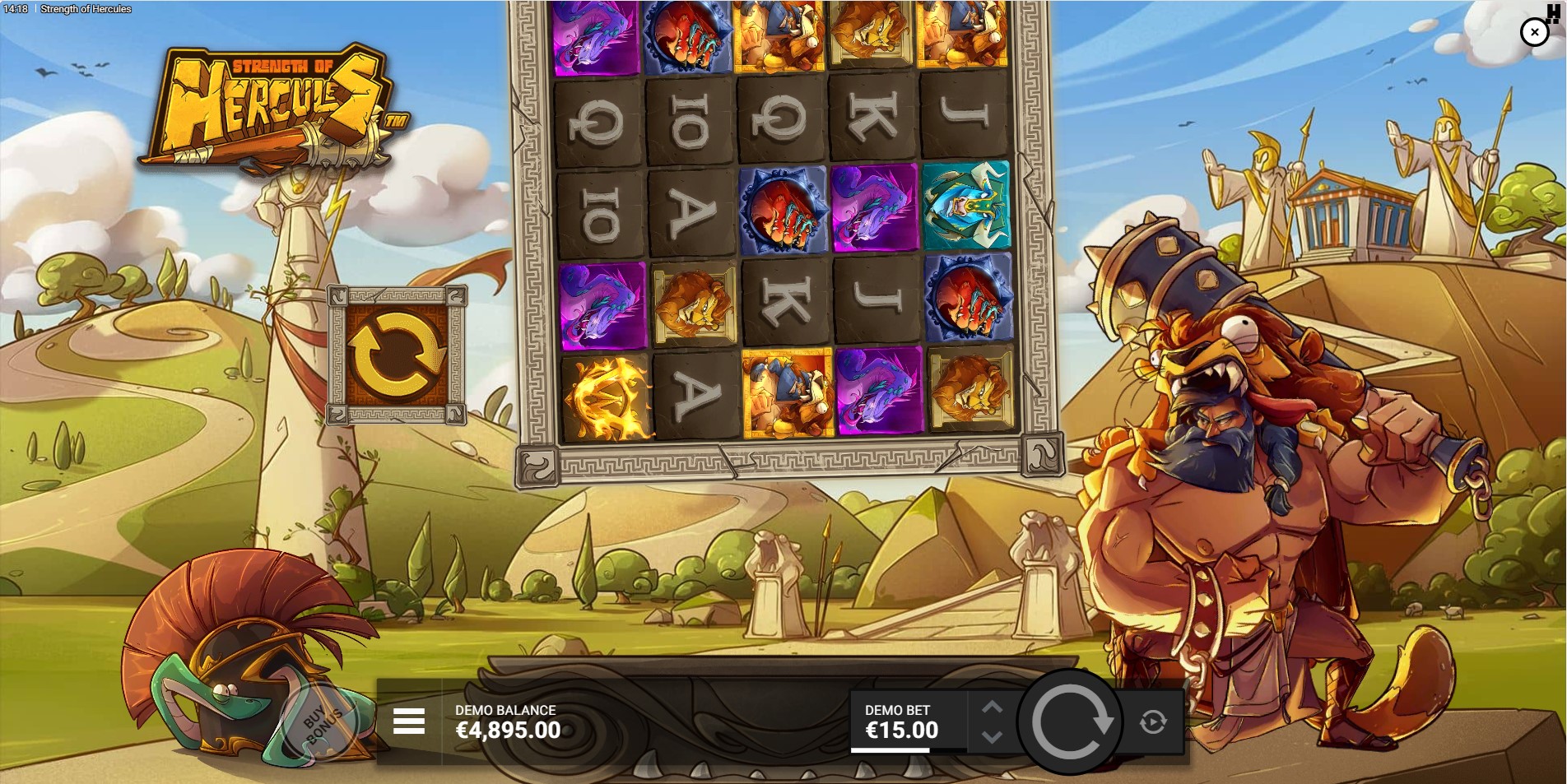 Strength of Hercules slot - RotoGrid